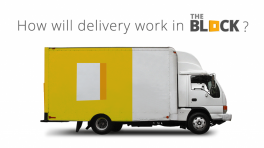 How will delivery work in The Block?